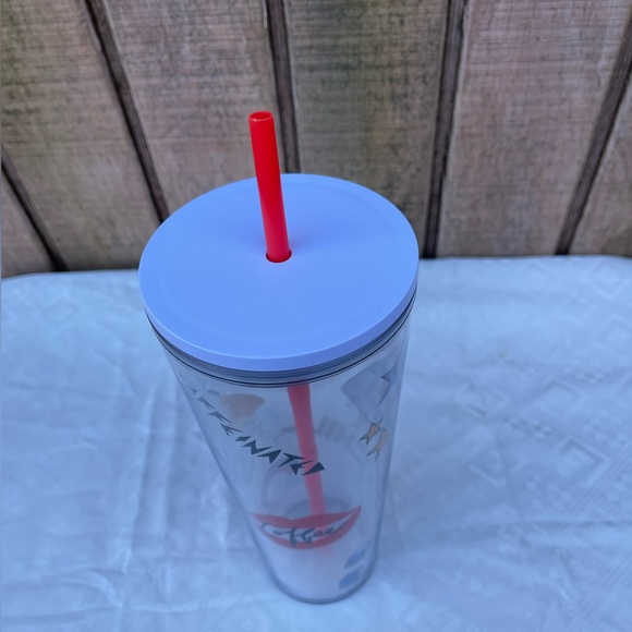 STARBUCKS Reusable Cold Cup w/ Lid and Straw - Picture 6 of 7